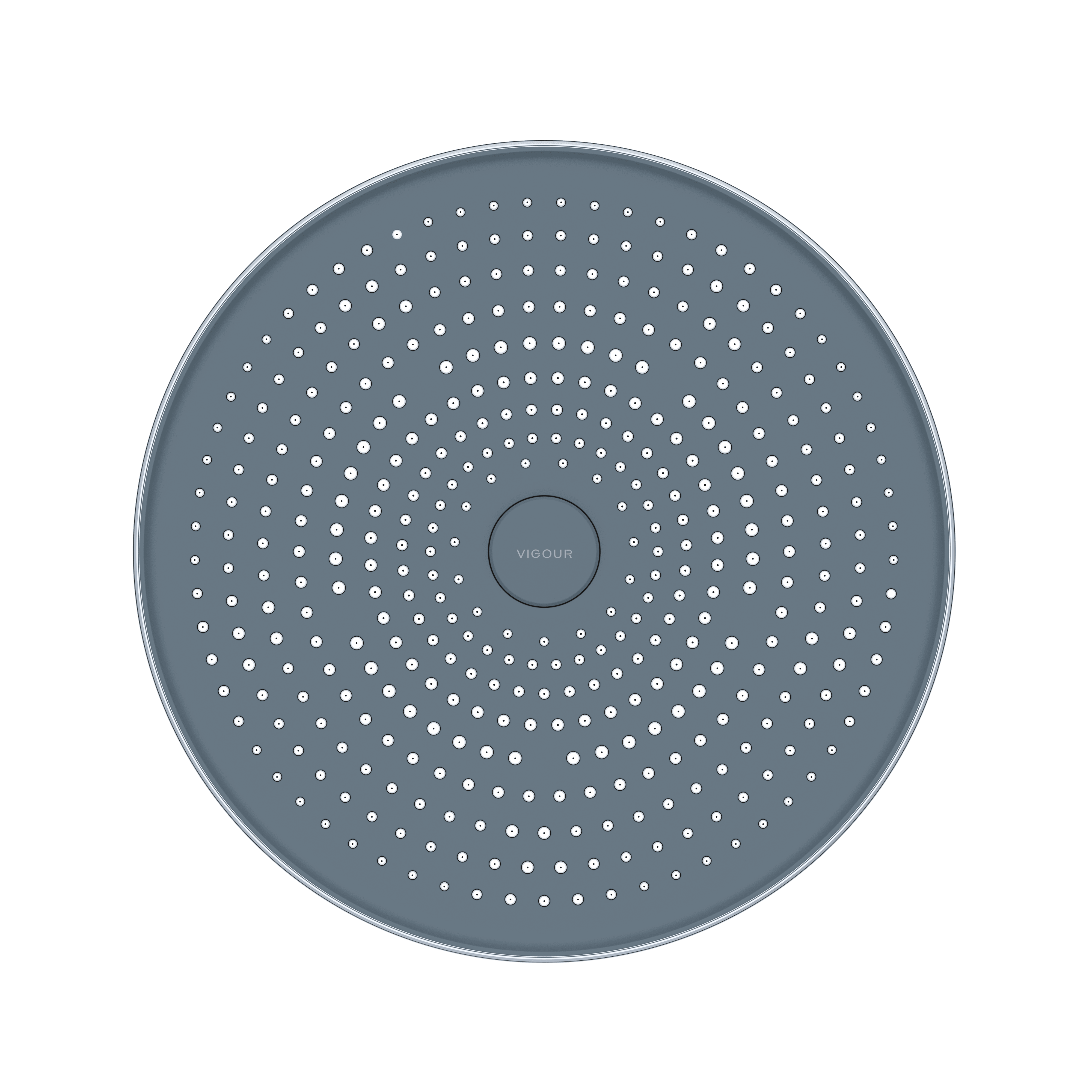 Kopfbrause individual 3.0, 260mm rund mit Umsteller chrom/anthrazit VIGOUR