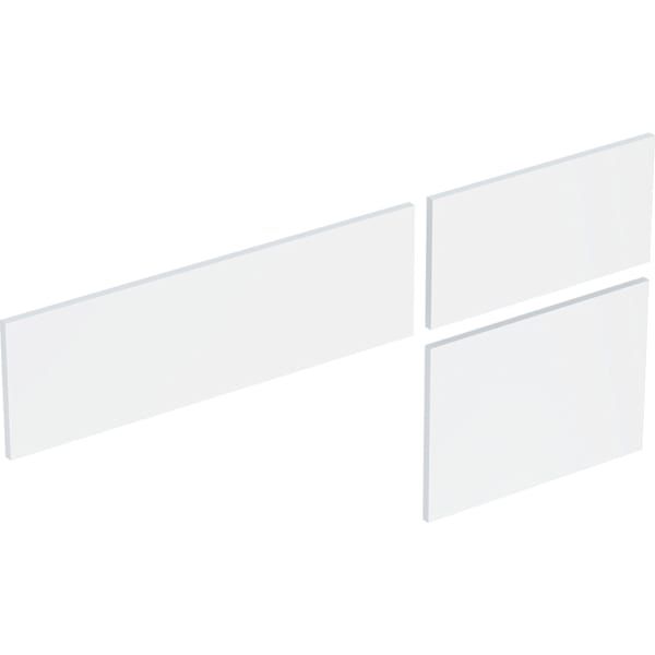 GE VariForm Set Schubl.-Front für US für WT, mit 3 Schubladen B=120cm, weiß
