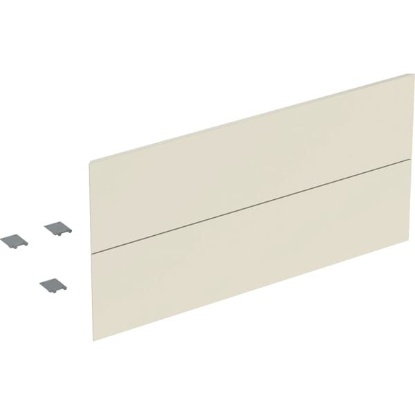 GE Set Schubl.-Frt für ONE US, 2 Schubl. für WT B: 105cm, sandgrau glänzend