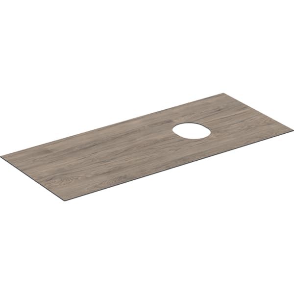 GE VariForm Abdeckplatte für US f. AS-WT mit 2 und 3 Schubl. B=120cm, Nussbaum