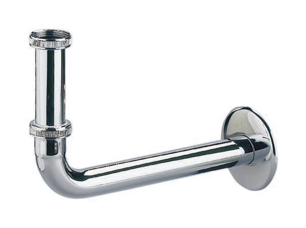 Anschl.-Bogen Dallmer 320 11/4"xDN32 verchromt m.Tauchrohr