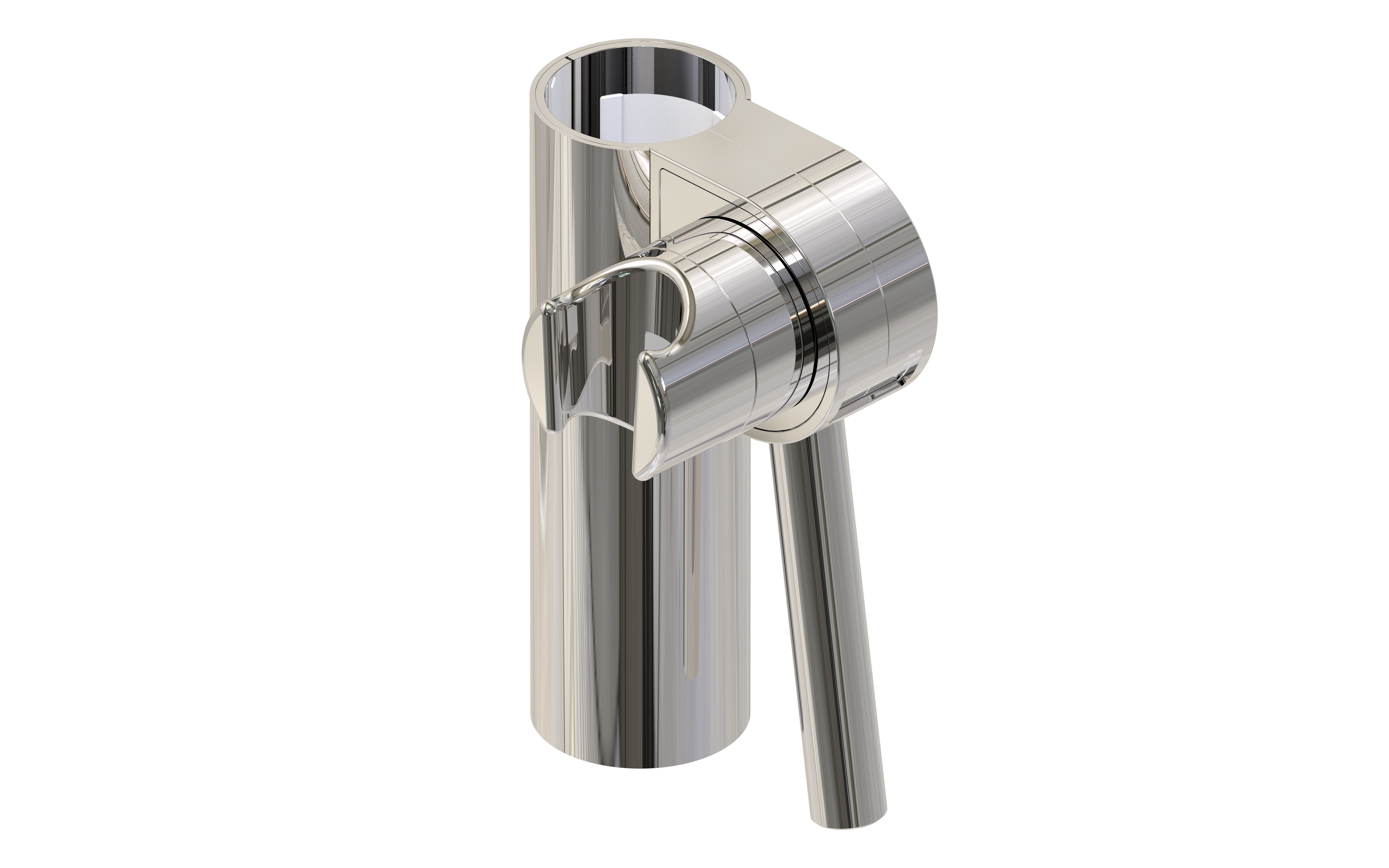 Brausehalter Edelstahl clivia plus poliert / Kunststoff verchromt, VIGOUR
