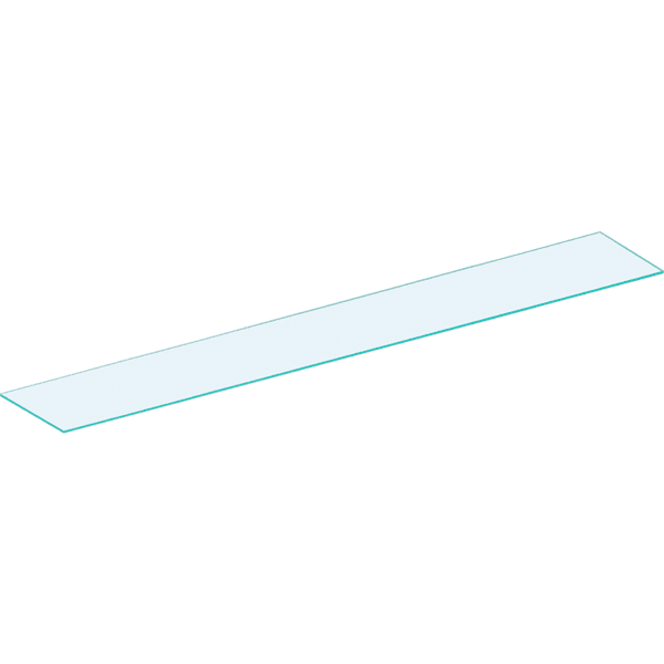 GE Glaseinlegeboden Mitte, für Option Spiegelschrank, Breite 75 cm