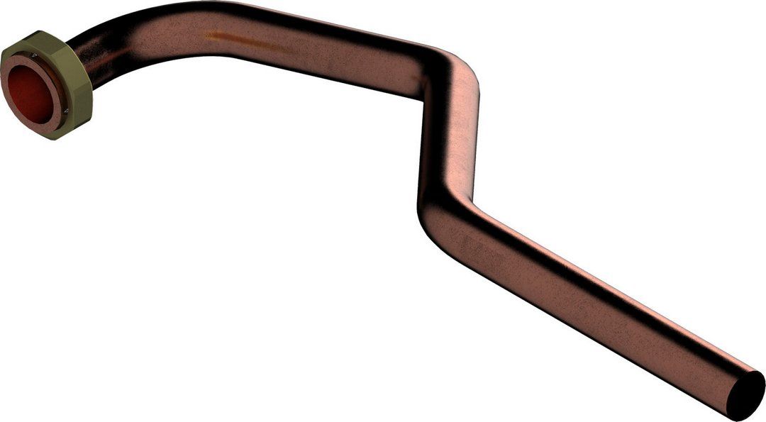 BOSCH Ersatzteil TTNR: 8738216081 Rohr l = 564.9 mm