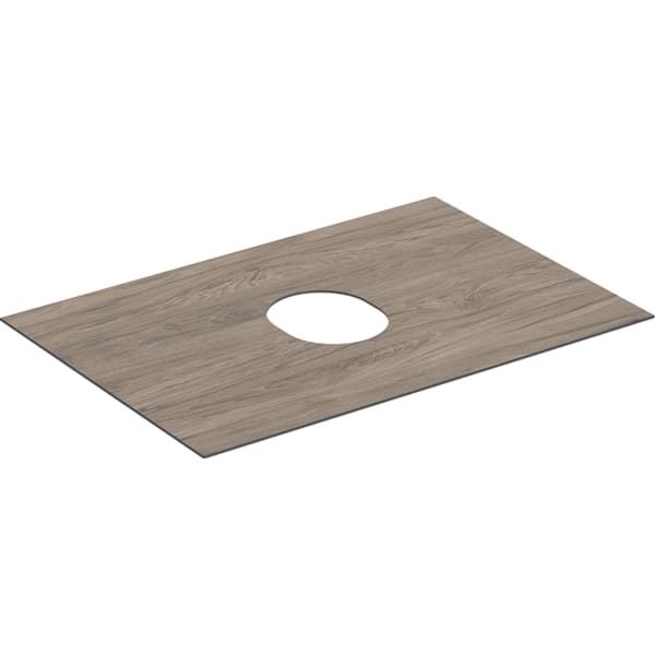 GE VariForm Abdeckplatte für US f. AS-WT mit einer Schublade B=75cm, Nussbaum