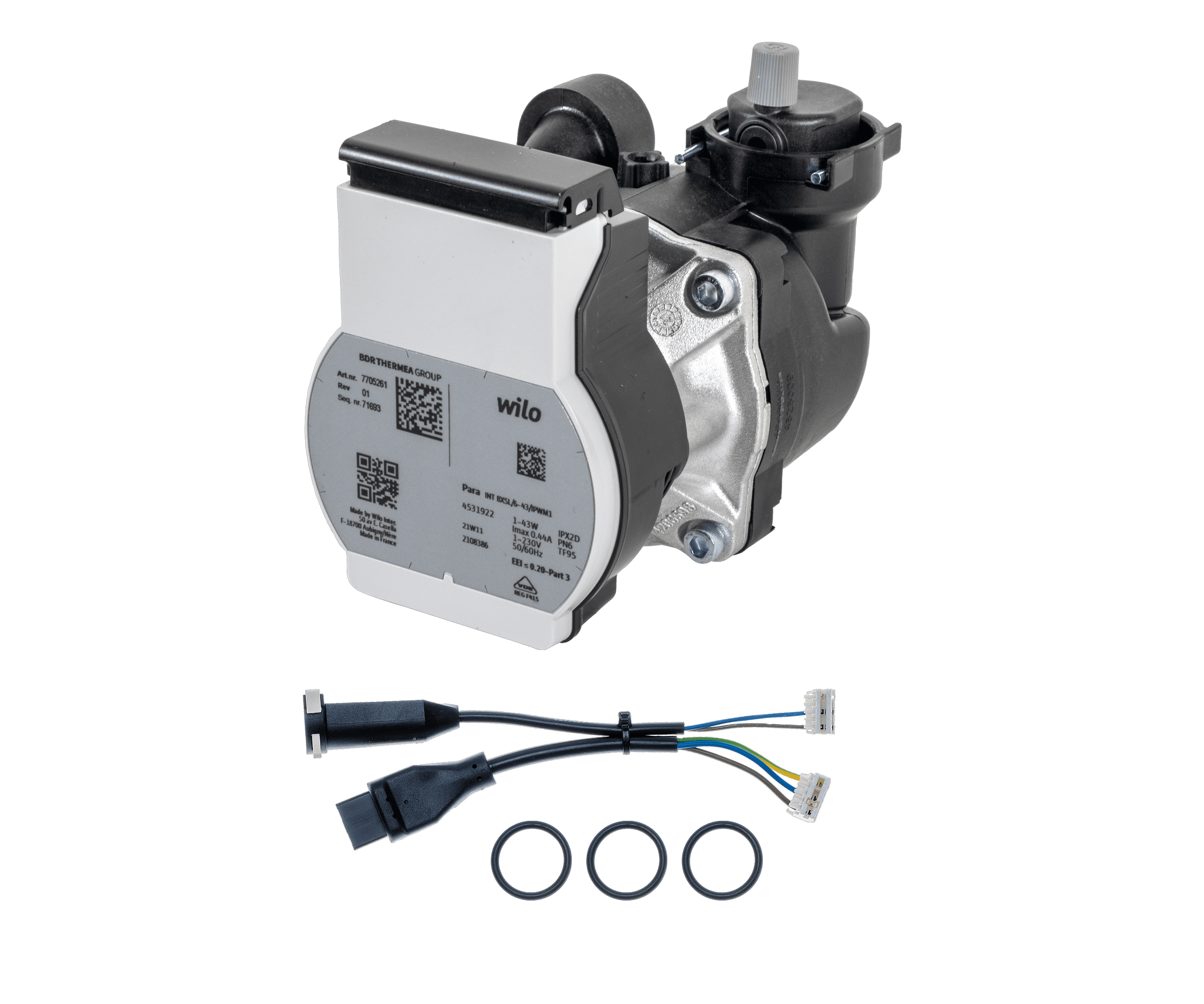 BRÖTJE Pumpe Wilo Para WMx/ WLx mit Adapter