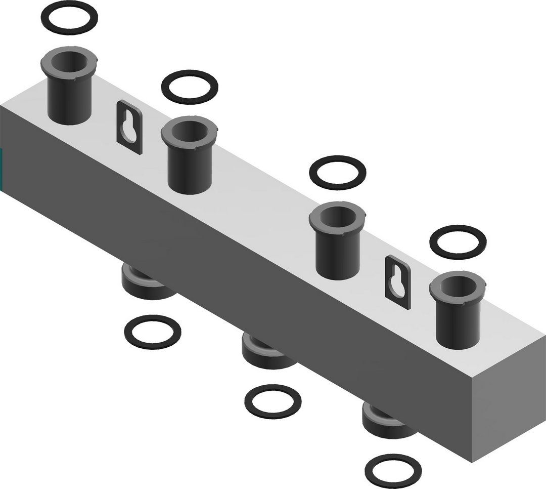 BOSCH Ersatzteil TTNR: 5024876 Heizkreisverteiler HKV 2 DN32 (V2)