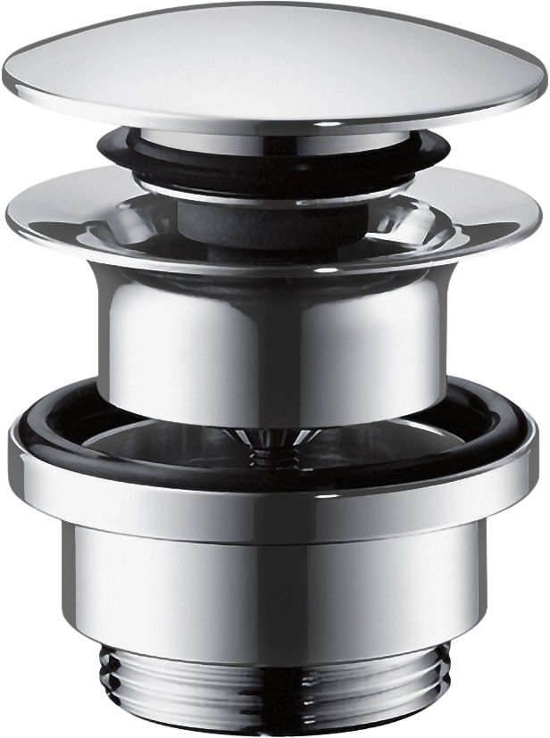 HG Ablaufventil Push-Open Axor DN32 chrom mit Überlaufloch