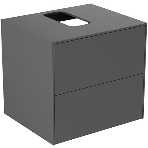 IS Obere Schubladenfront Conca f. WTU 580x267mm Anthrazit, Alte Nr.2019