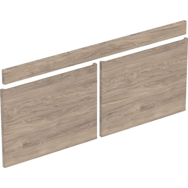 GE Schubladen-/Front Set für Renova Plan US für DWT, B:130cm, nussbaum hickory