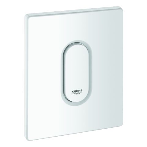 GROHE Abdeckplatte 42380 mit Drucktaste alpinweiß