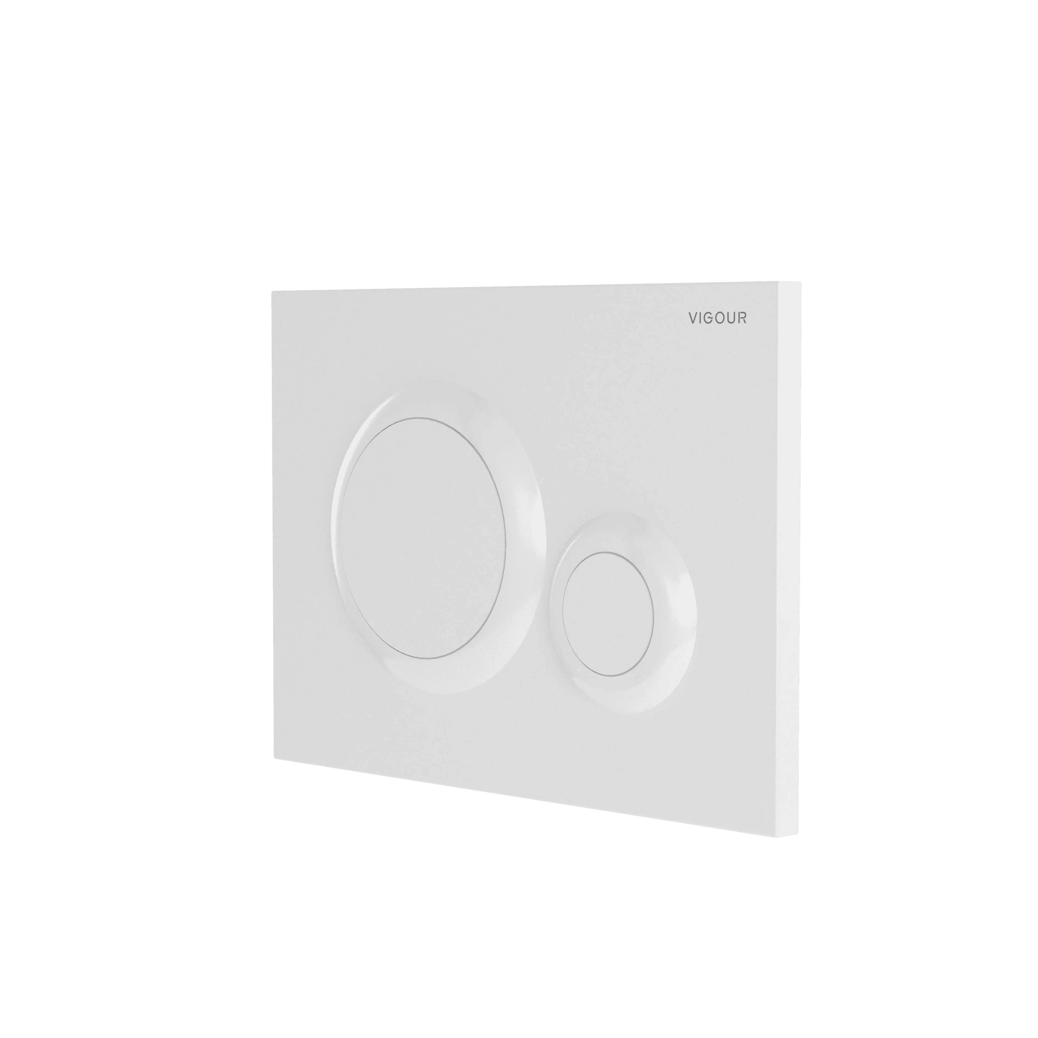 Betätigungsplatte DON weiss f.2-Mengen-Spültechnik VIGOUR