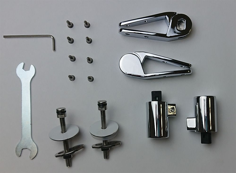 Scharniere für WC-Sitze PA138-PS20R Soft-Close Absenkaut. CRN14