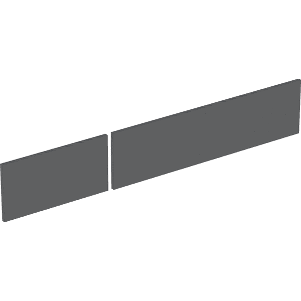 GE VariForm Set Schubl.-Front für US für WT, mit 2 Schubladen B=135cm, lava