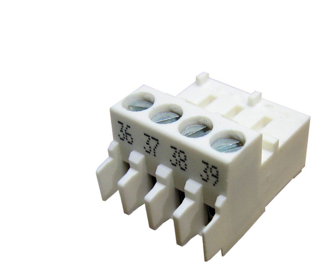 SIEGER Anschlussklemme 4-polig BR II Brenner weiß, für TG 12 EK-..