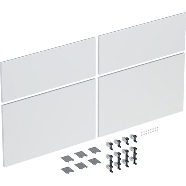 GE Schubladenfront Set (4 St.) für iCon US für DWT B:120cm, weiß matt