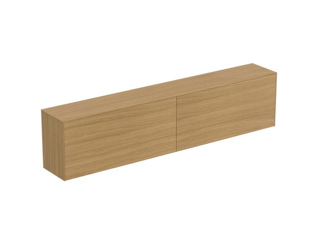 IS rechte Schubladenfront Conca für WTU 1180x536mm Eiche hell