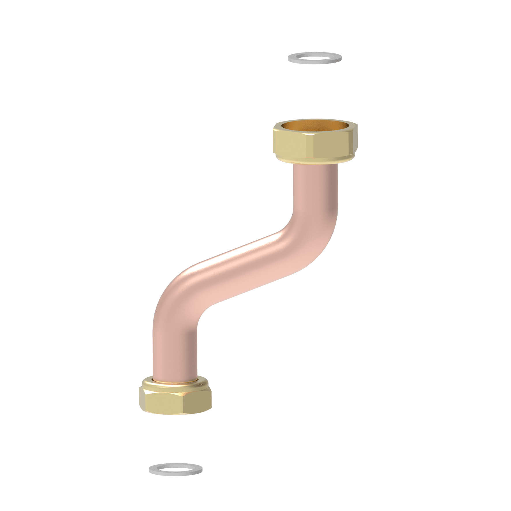 Brötje Rücklaufrohr unter Pumpe WGB-K 22/28.1