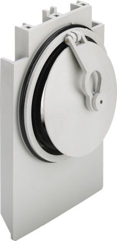 Viega Klappe 4988.93 aus Kunststoff grau