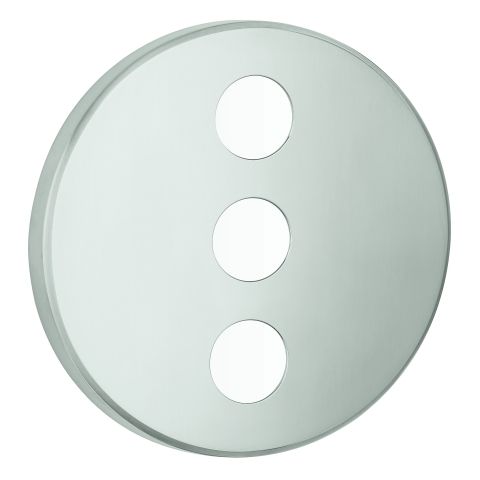 GROHE Rosette 48366 rund für SmartControl supersteel