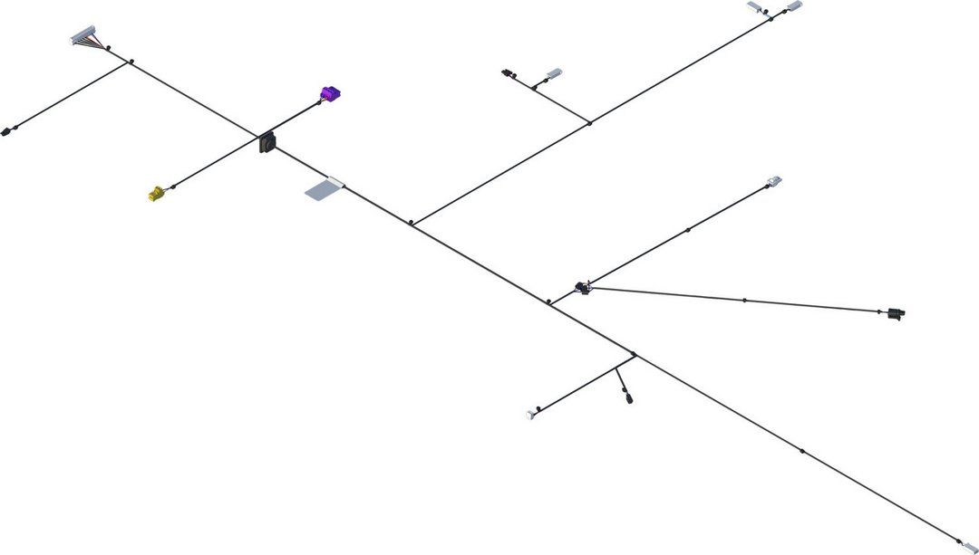 BOSCH Ersatzteil TTNR: 8738214803 Hauptkabelbaum 24V