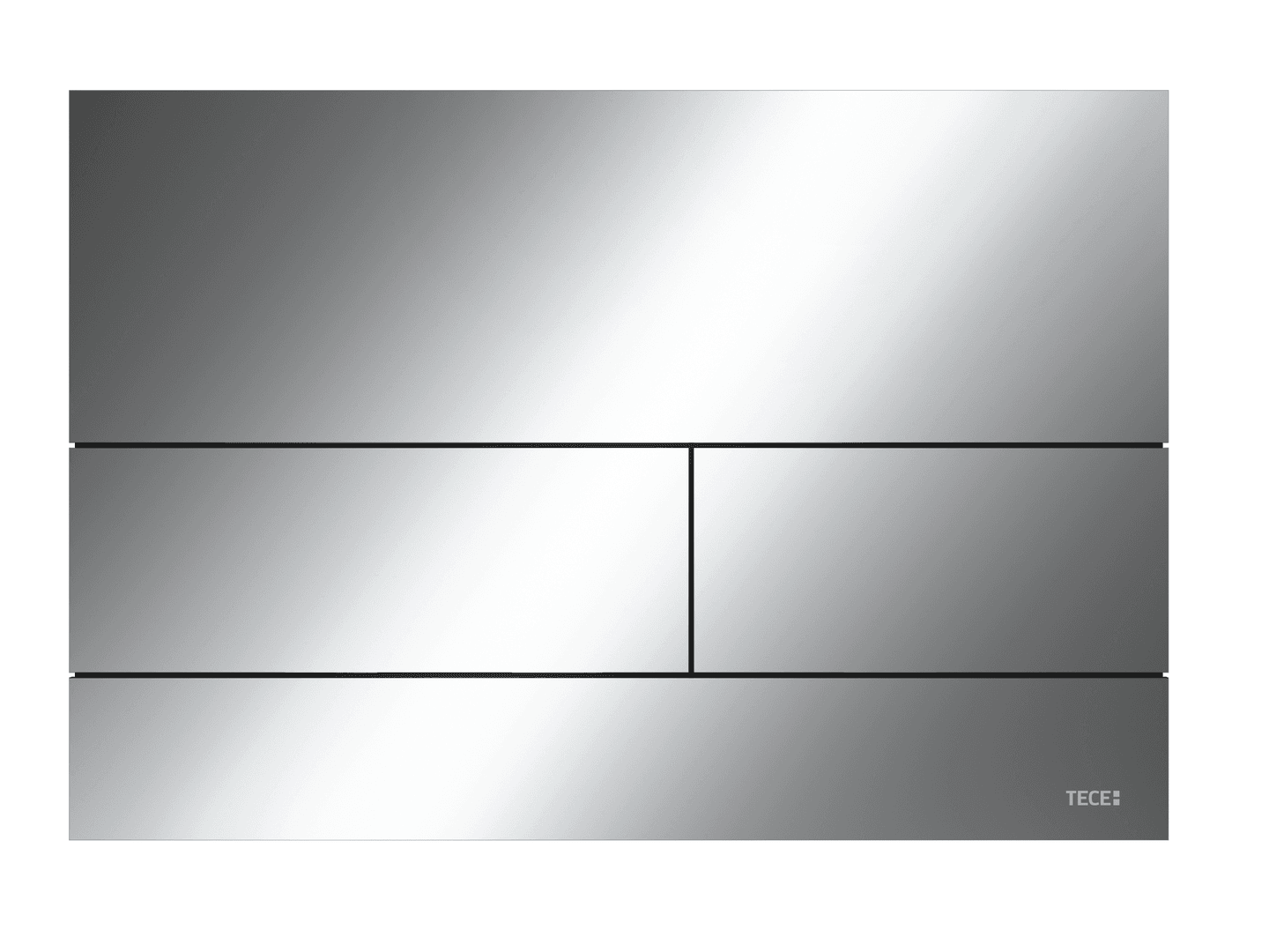 TECEsquare WC-Betätigungsplatte Metall 2 Chrom glänzend