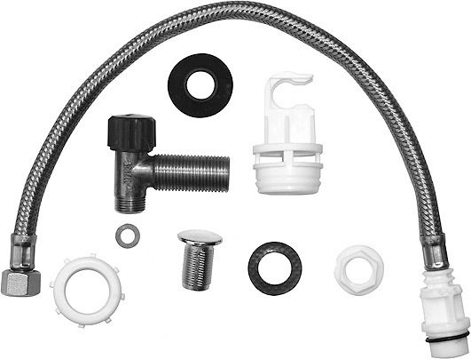 Innengarnitur-Umbausatz Duravit NEU Anschluss Mitte verchromt Duravit