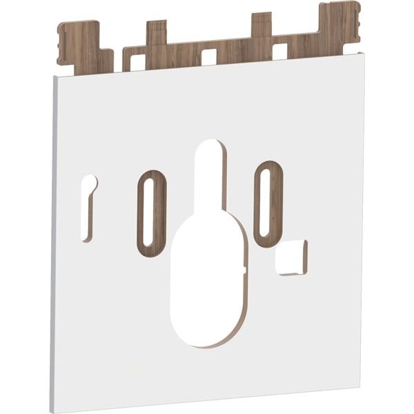 GE Designplatte AquaClean Komplettanlage unten weiß-alpin