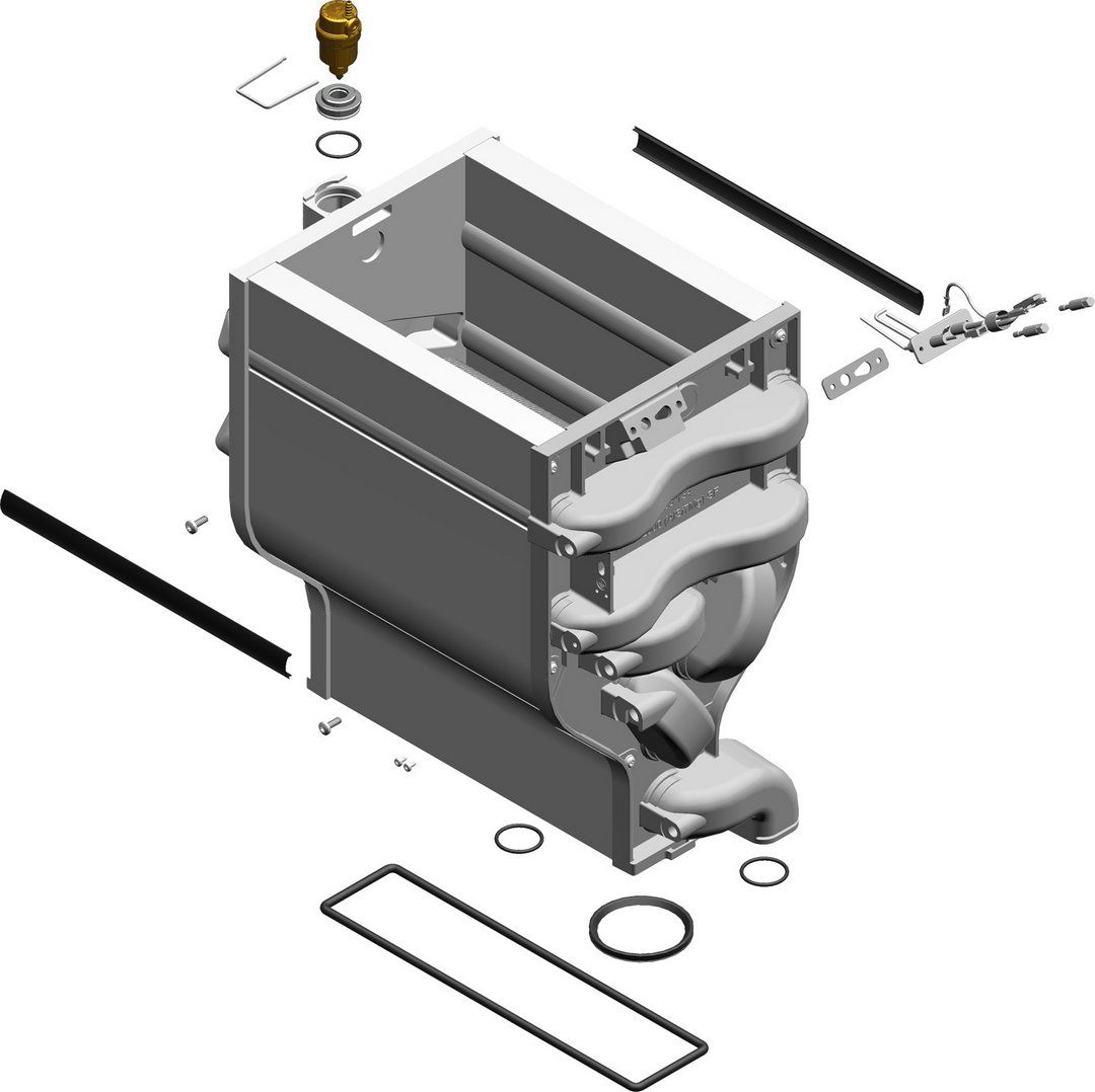 BOSCH Ersatzteil TTNR: 8738901742 Wärmetauscher