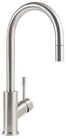 VB Küchenarmatur Umbrella Flex 45x215mm aus Edelstahl Edelstahl massiv