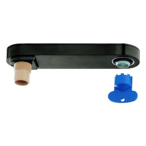 GROHE Auslaufbrause 48454 mit azb. Auslauf hard graphite gebürstet