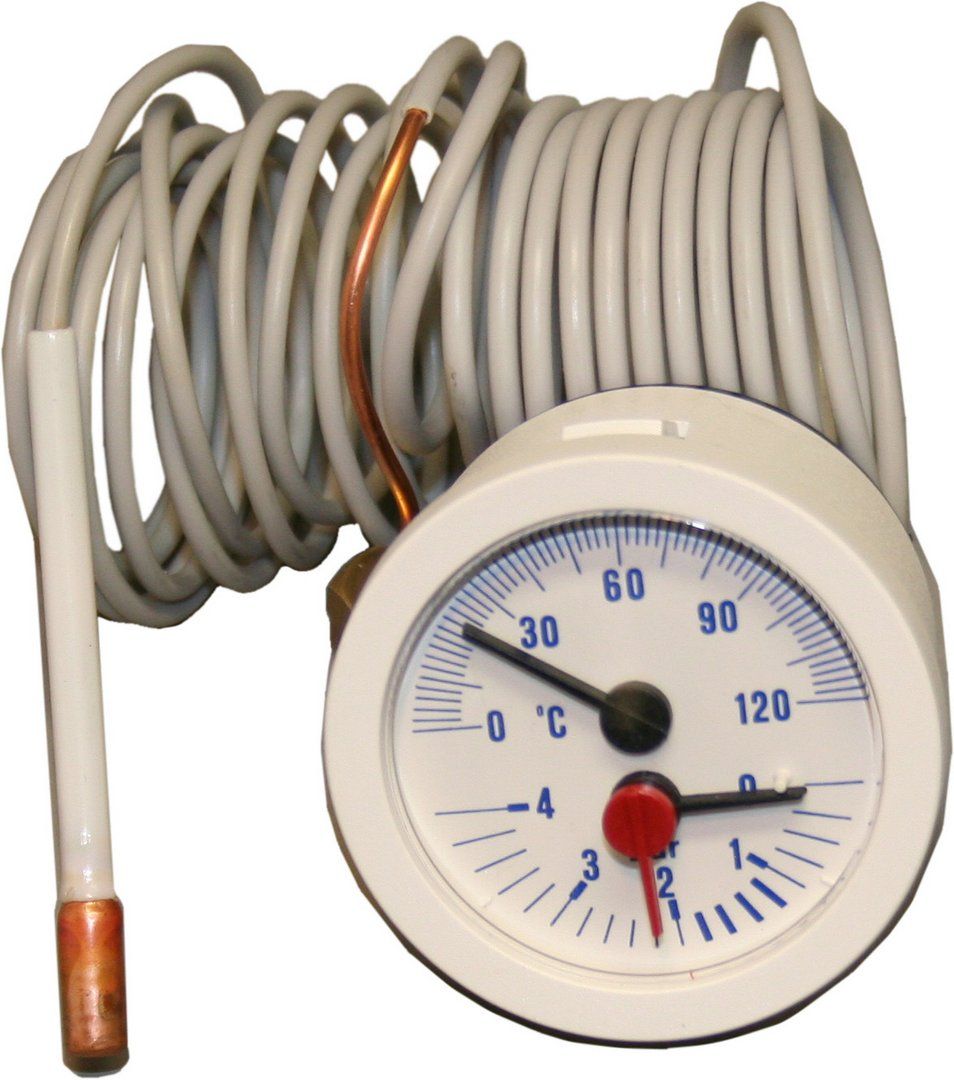 SIEGER Thermomanometer RD52 weiß V2 für GB102, GB112