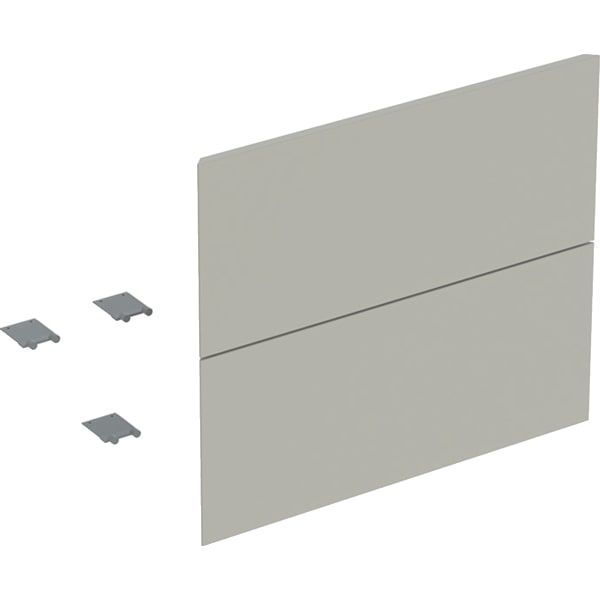 GE Set Schubl.-Frt für ONE US, 2 Schubl. für WT B: 60cm, greige matt
