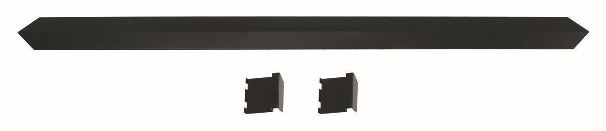 VA kurze Blende, für VFK Kollektor (1235 mm) Fassadenmontage zwischen VFK