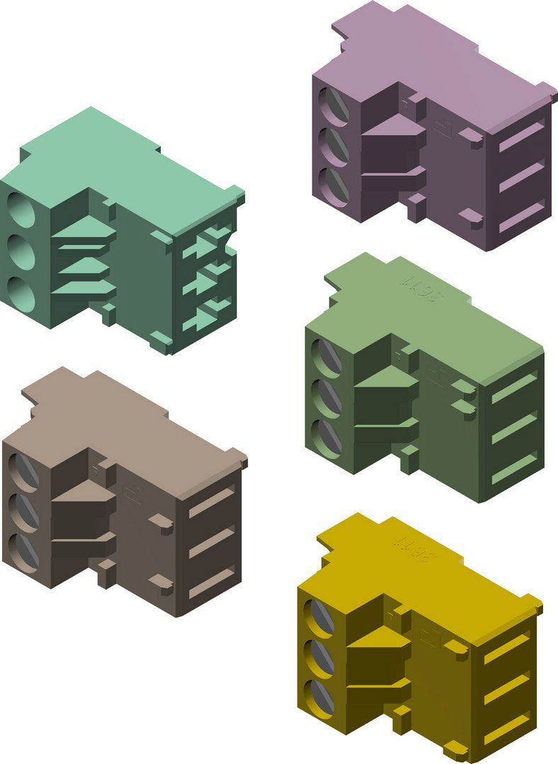 BOSCH Ersatzteil TTNR: 7736701286 Anschlussklemmen-Set 230V (5x)