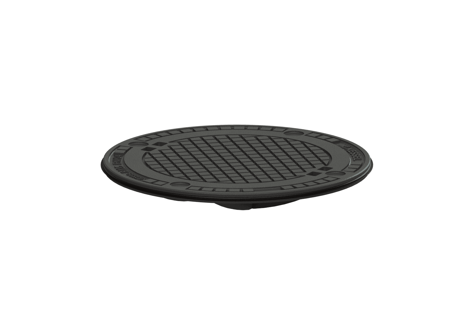 KESSEL-Abdeckplatte Klasse B, Grauguss