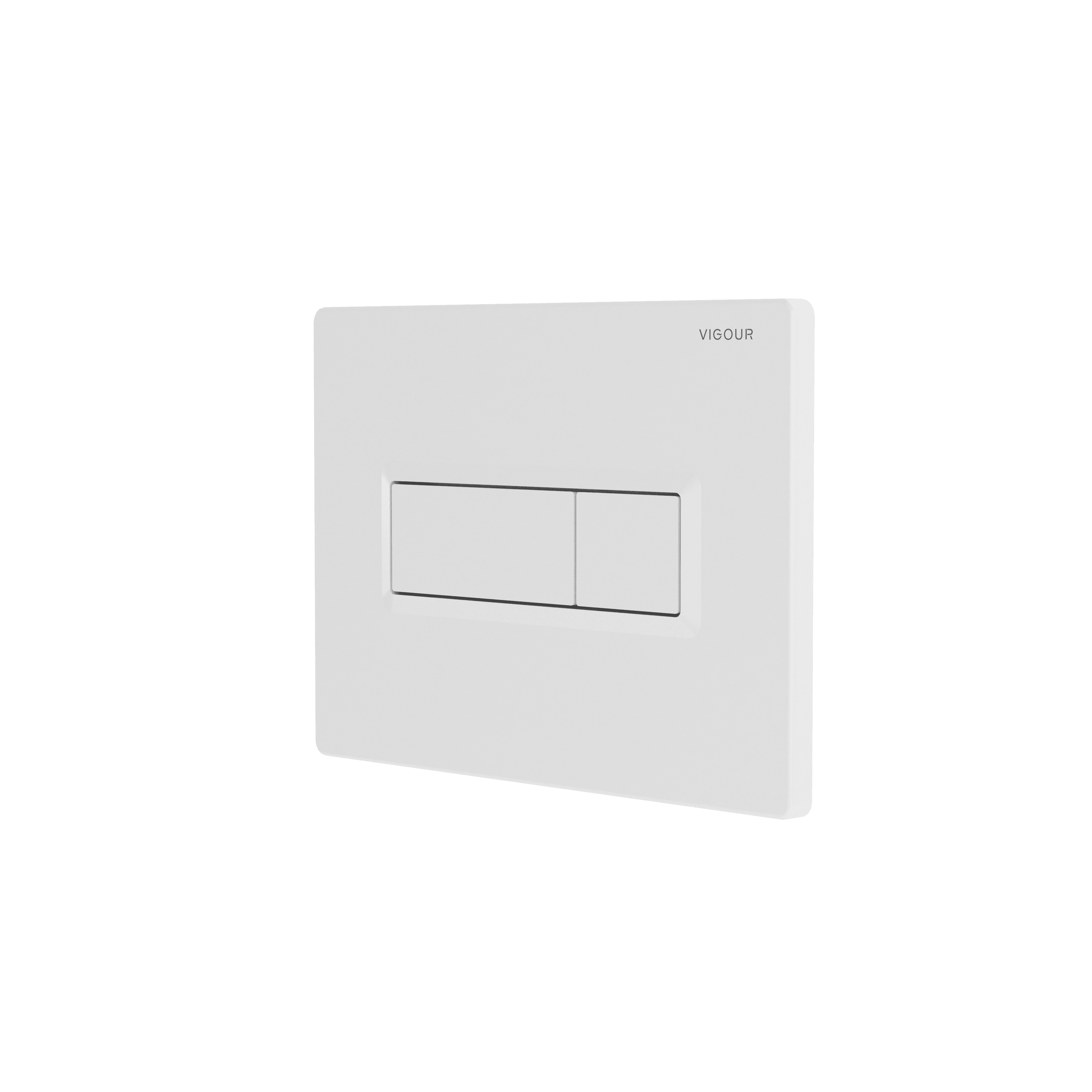 Betätigungsplatte TEES weiss f.2-Mengen-Spültechnik VIGOUR