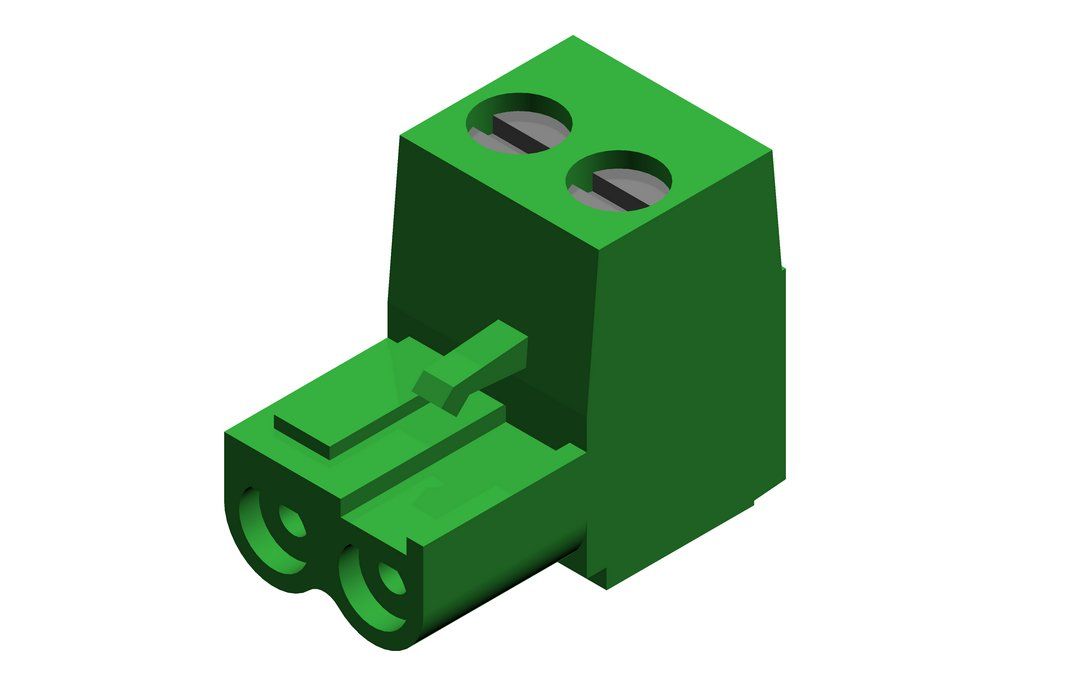 JU Anschlussklemme steckb. 2-pol maigrün für KBR-3 A.., MKB-3 A.., KUB-3