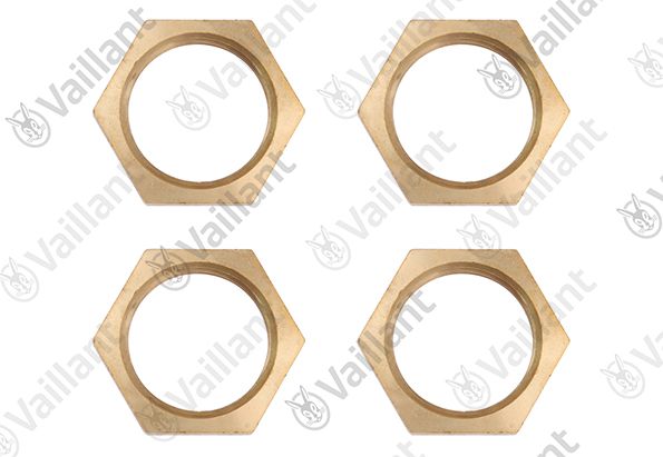 VA Mutter (4 St.) Hydrobl. Blech/Kunststoff (Anschlüsse)