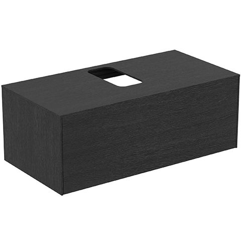 IS Schubladenfront Conca für WTU 980x356mm Eiche Geflammt, Alte Nr.2019