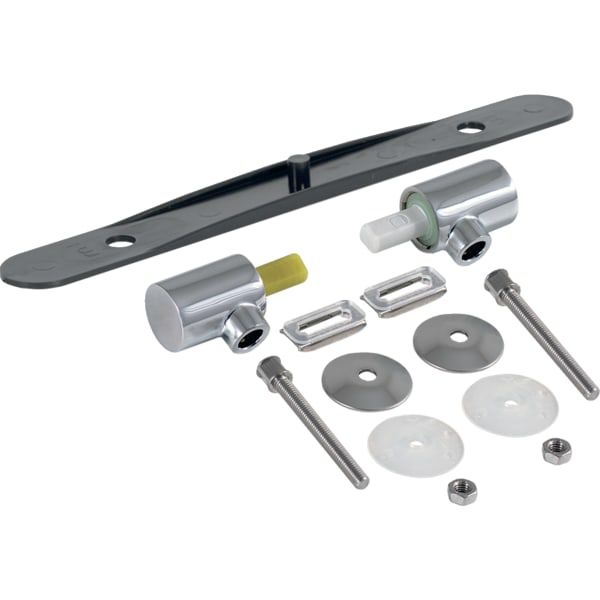 GE Set Scharniere für WC-Sitz Bambini mit Absenkautomatik, verchromt