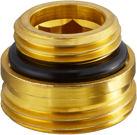 Einschraubstutzen 1/2" x 3/4" AG selbstdichtend  Beutel=10 St.