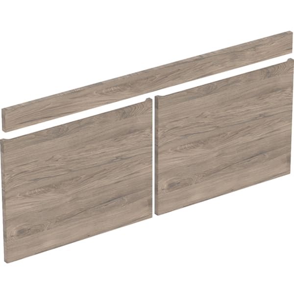 GE Schubladen-/Front Set für Renova Plan US für MDWT, B:130cm, nussbaum hickory