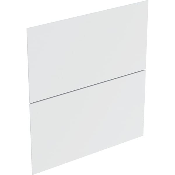GE Set Schubl.-Frt für ONE Seitenschrank zwei Schubl., B:45cm, weiß matt
