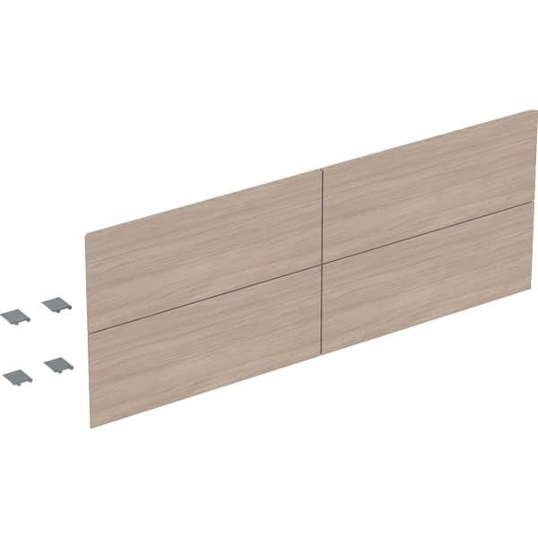 GE Set Schubl.-Frt für ONE US, 4 Schubl. für WT B: 135cm, Eiche