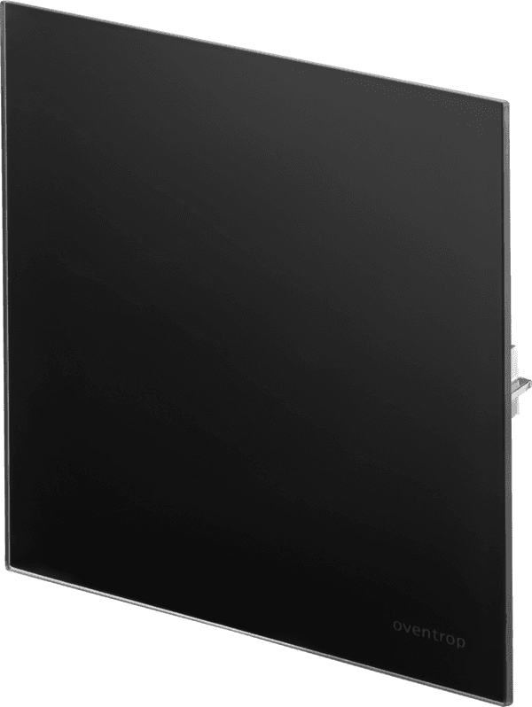 OVENTROP Abdeckung für Unibox E RTL geschlossen, Echtglas schwarz