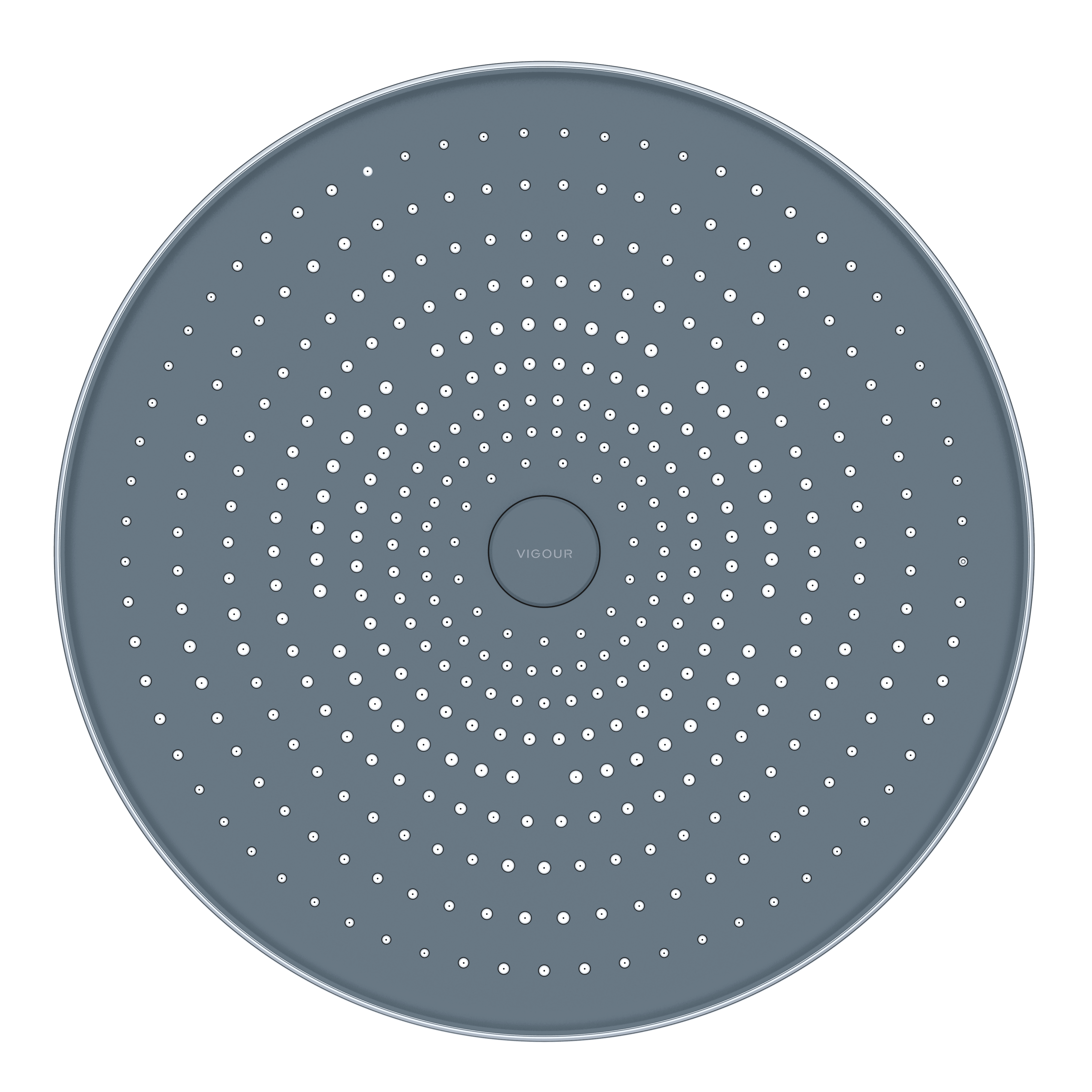 Kopfbrause individual 3.0, 310mm rund mit Umsteller chrom/anthrazit VIGOUR
