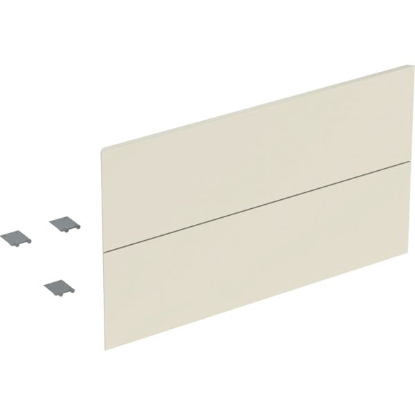 GE Set Schubl.-Frt für ONE US, 2 Schubl. für WT B: 90cm, sandgrau glänzend