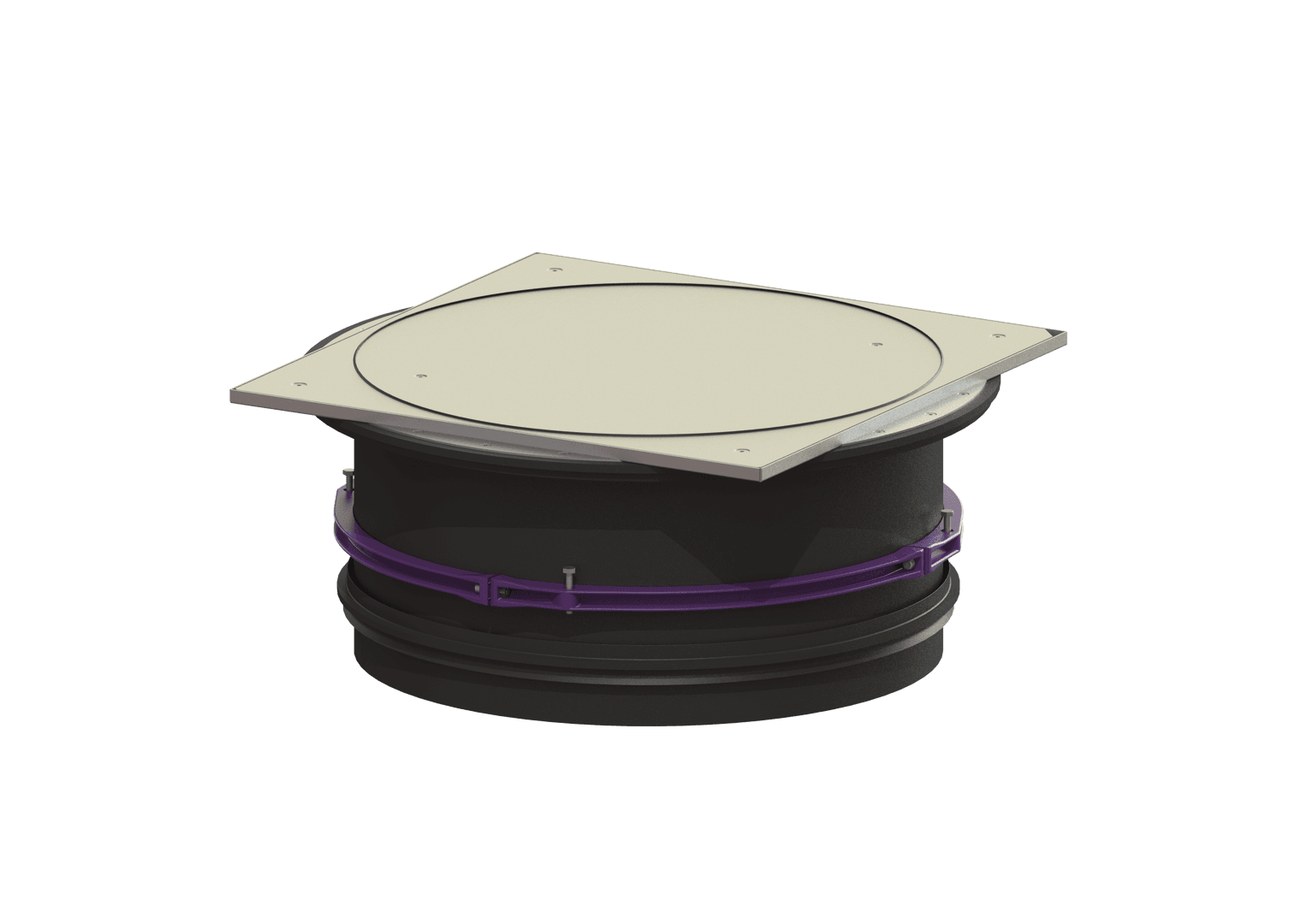 KESSEL-Aufsatzstück mit Abdeckplatte LW 800, Klasse A/L15