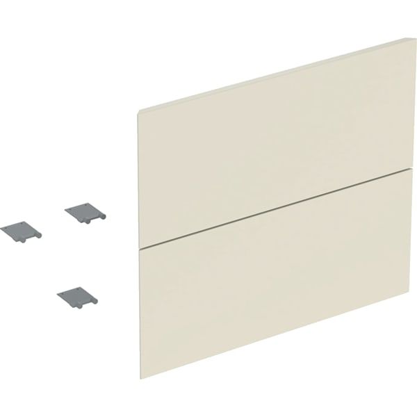 GE Set Schubl.-Frt für ONE US, 2 Schubl. für WT B: 60cm, sandgrau glänzend